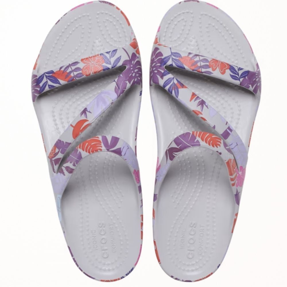 Crocs‎ Kadee 2 Tropical Slide Sandals- Pearl - Picture 3 of 11